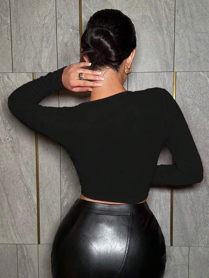 SHEIN SXY Sweetheart Neck Bustier Crop Top | SHEIN