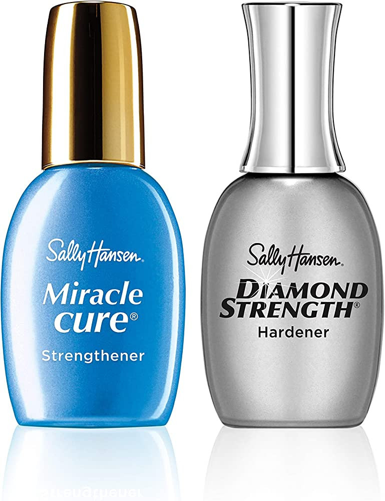 Sally Hansen Diamond Strength Instant Nail Hardener and Sally Hansen Miracle cure Nailcare Kit, V... | Amazon (US)