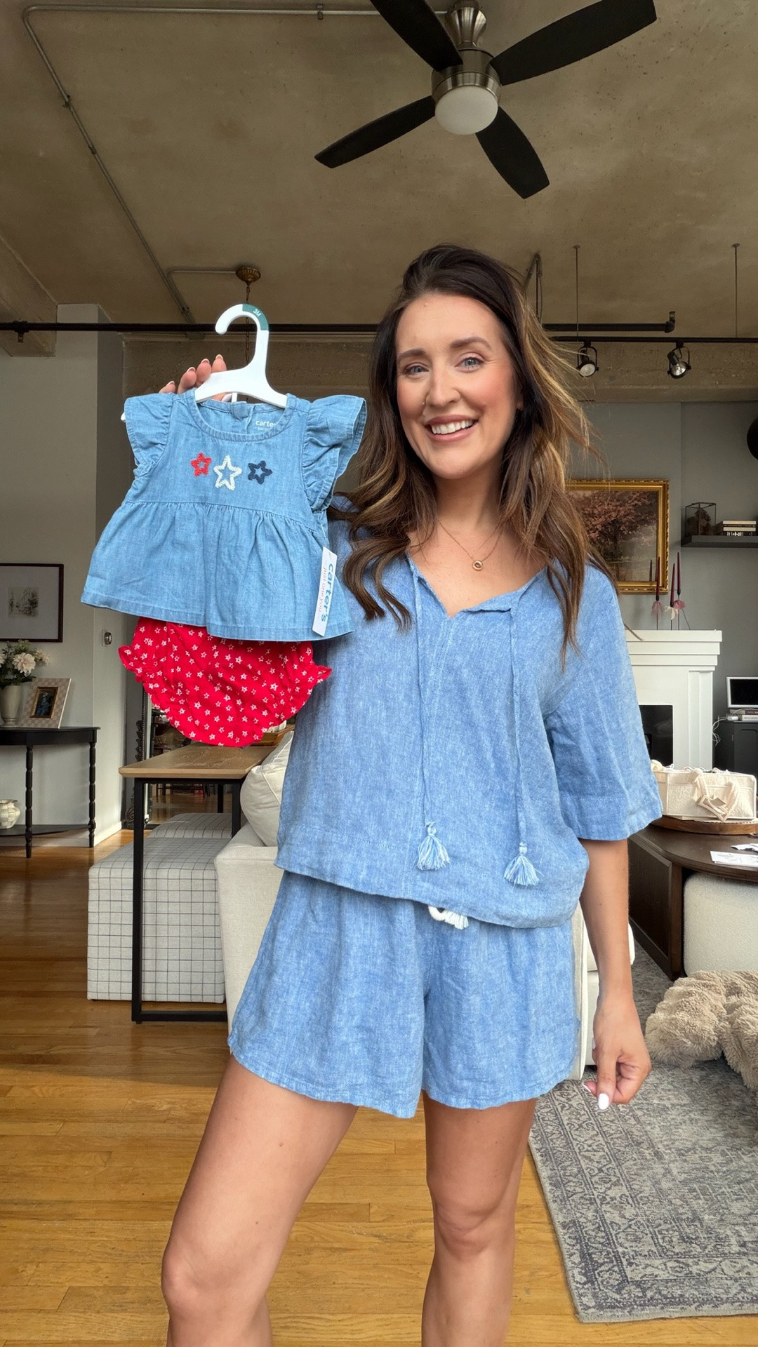 Matching mommy & mini outfits for Memorial Day weekend! Love this blue denim chambray linen set from Target

#LTKmomlife #LTKootd #LTKBaby