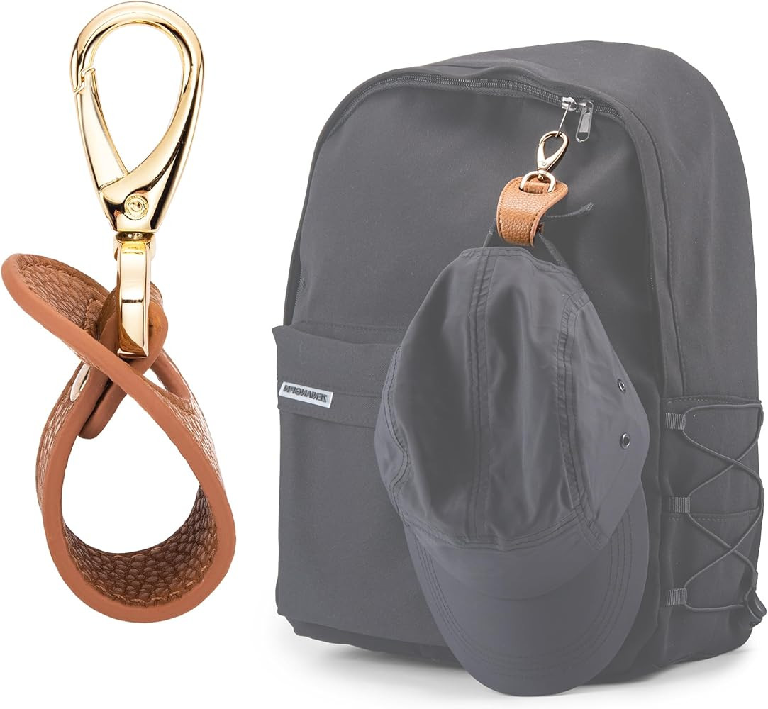 BAREFOOT CARIBOU Hat Clip for Travel, Hands-Free Bag, Backpack, Purse, and Hiking Gear Clip-on Ho... | Amazon (US)