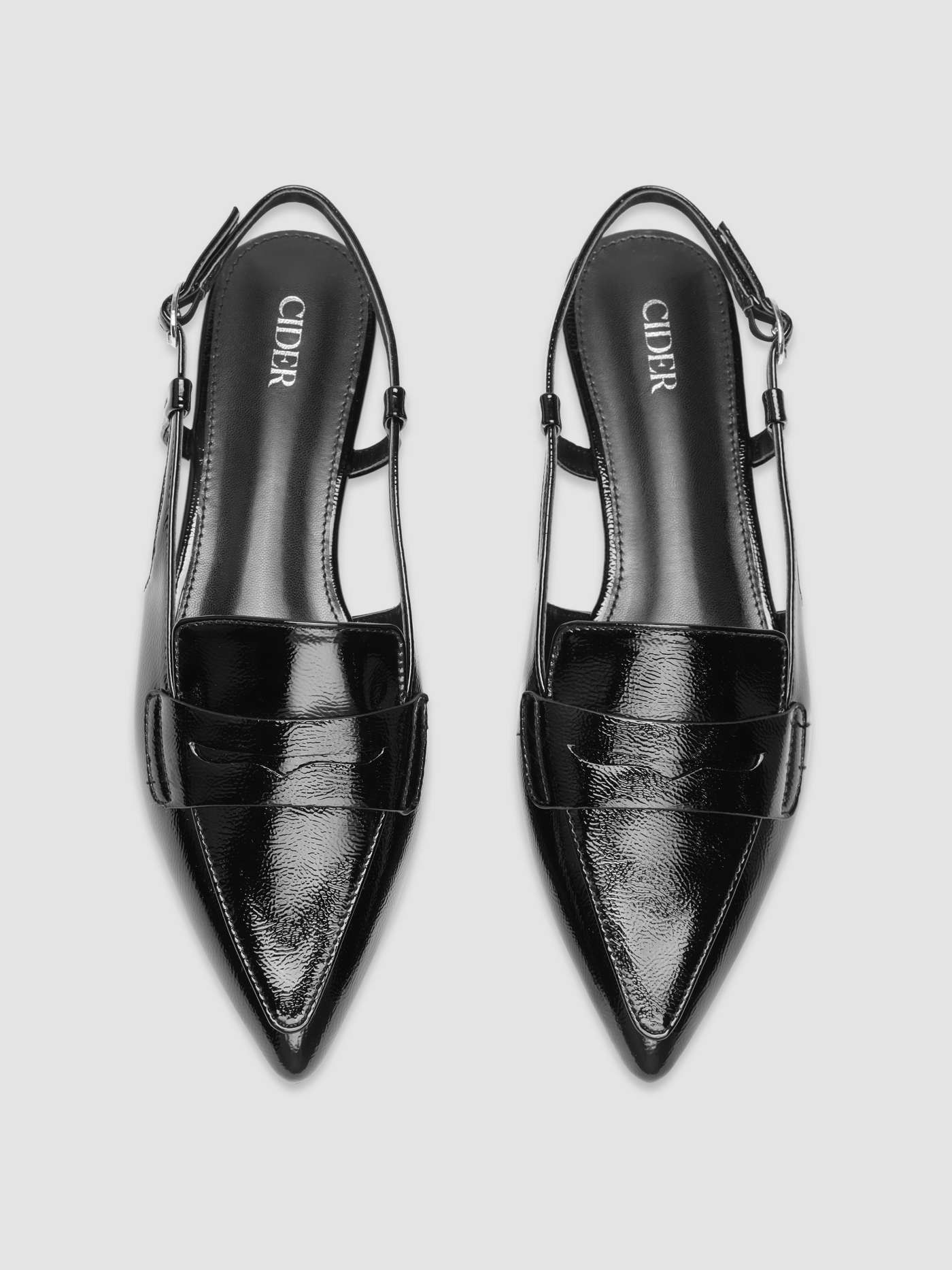 POINTED SLINGBACK FLATS | Cider