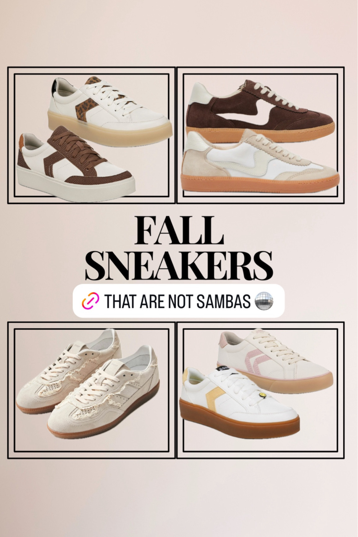 Fall casual sneakers that are not sambas 🍂

#LTKStyleTip #LTKShoeCrush #LTKSeasonal