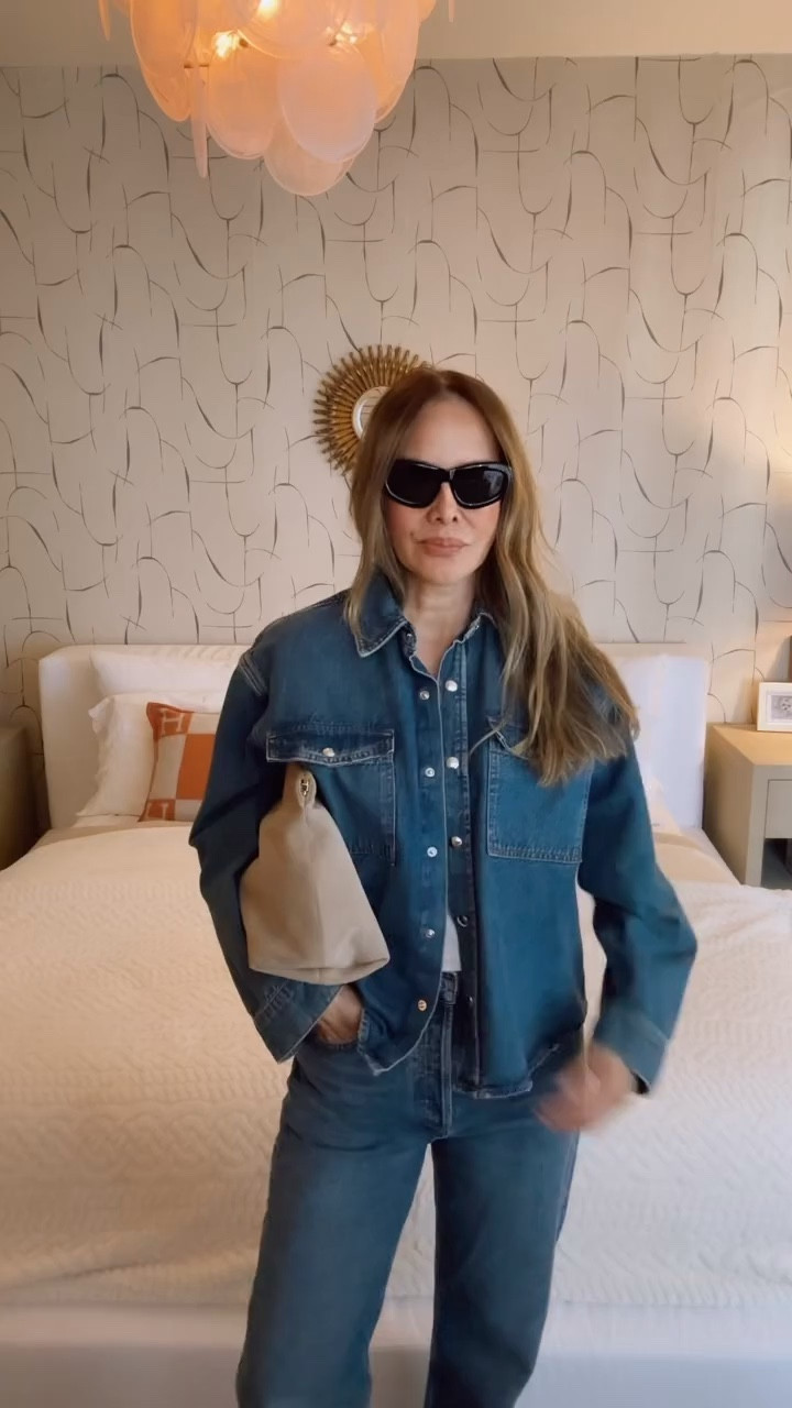 
Denim on denim is one of my favorite casual It feels effortless but still polished .This look is perfect for spring/summer.

#LTKSeasonal #LTKgrwm #LTKootd