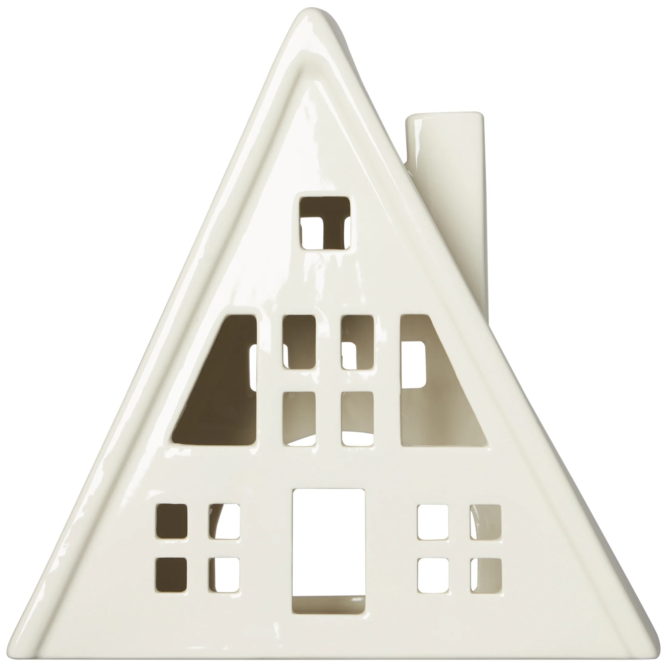 My Texas House, White Large A-Frame Ceramic House, 8 inch | Walmart (US)