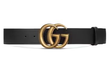 Leather belt with Double G buckle | Gucci (US)