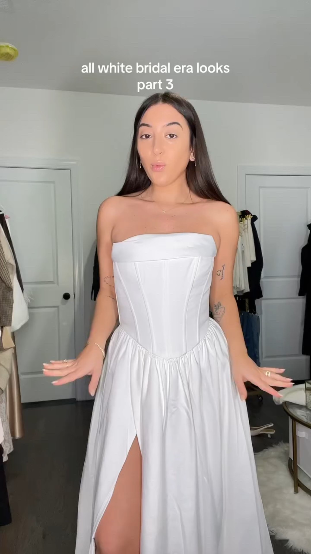 bridal era looks part 3🤍 dress linked on my LTK & ShopMy🔗
