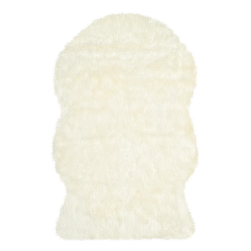 Faux Sheep Skin Rug - Ivory - (3'x5') - Safavieh | Target