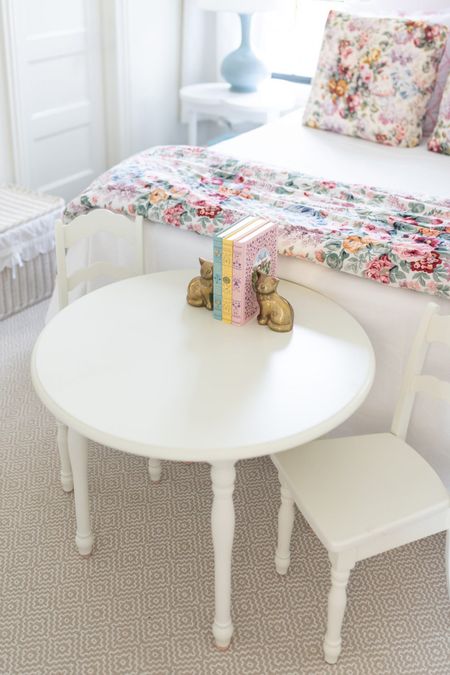 Little girls room table and chairs! These are the sweetest set and I love Charlie’s rug! 

#LTKkids
