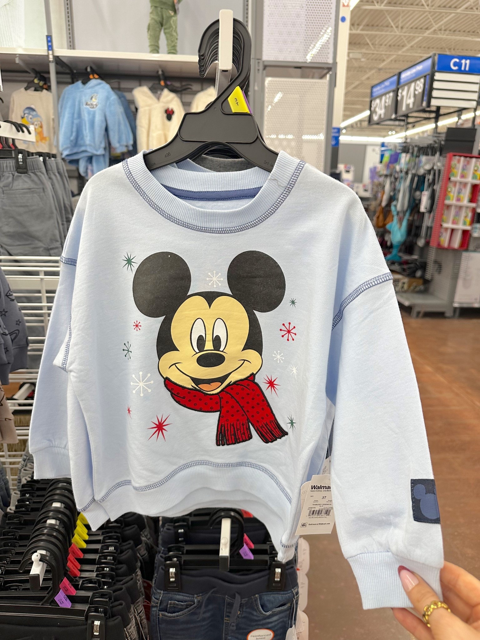 Toddler Mickey holiday sweatshirt at Walmart!!❄️✨🐭

#LTKHoliday #LTKKids