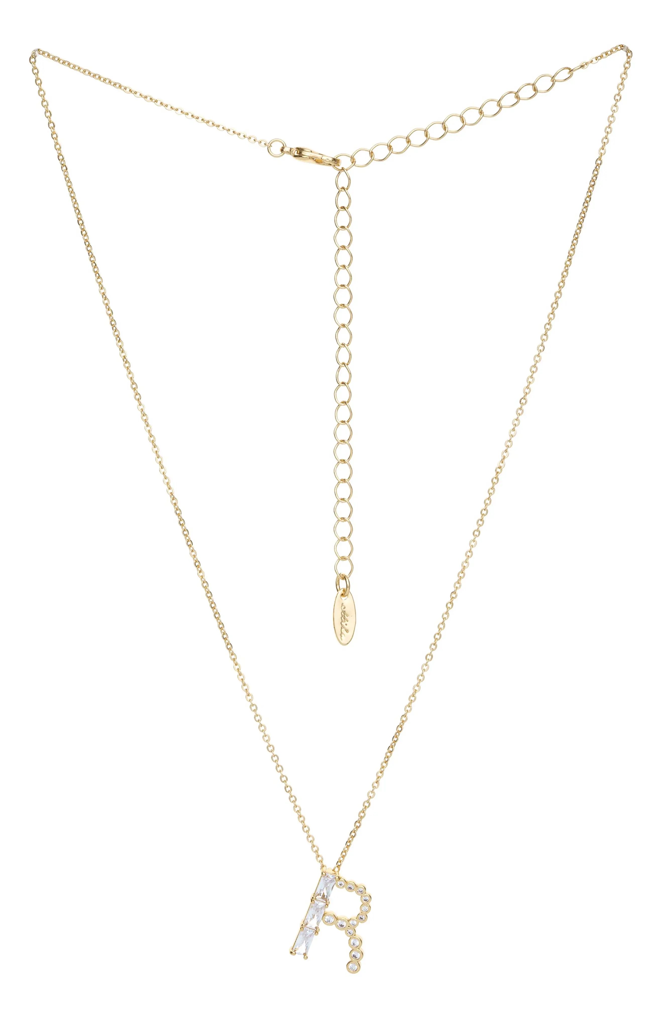 Women's Ettika Mix Crystal Initial Pendant Necklace | Nordstrom