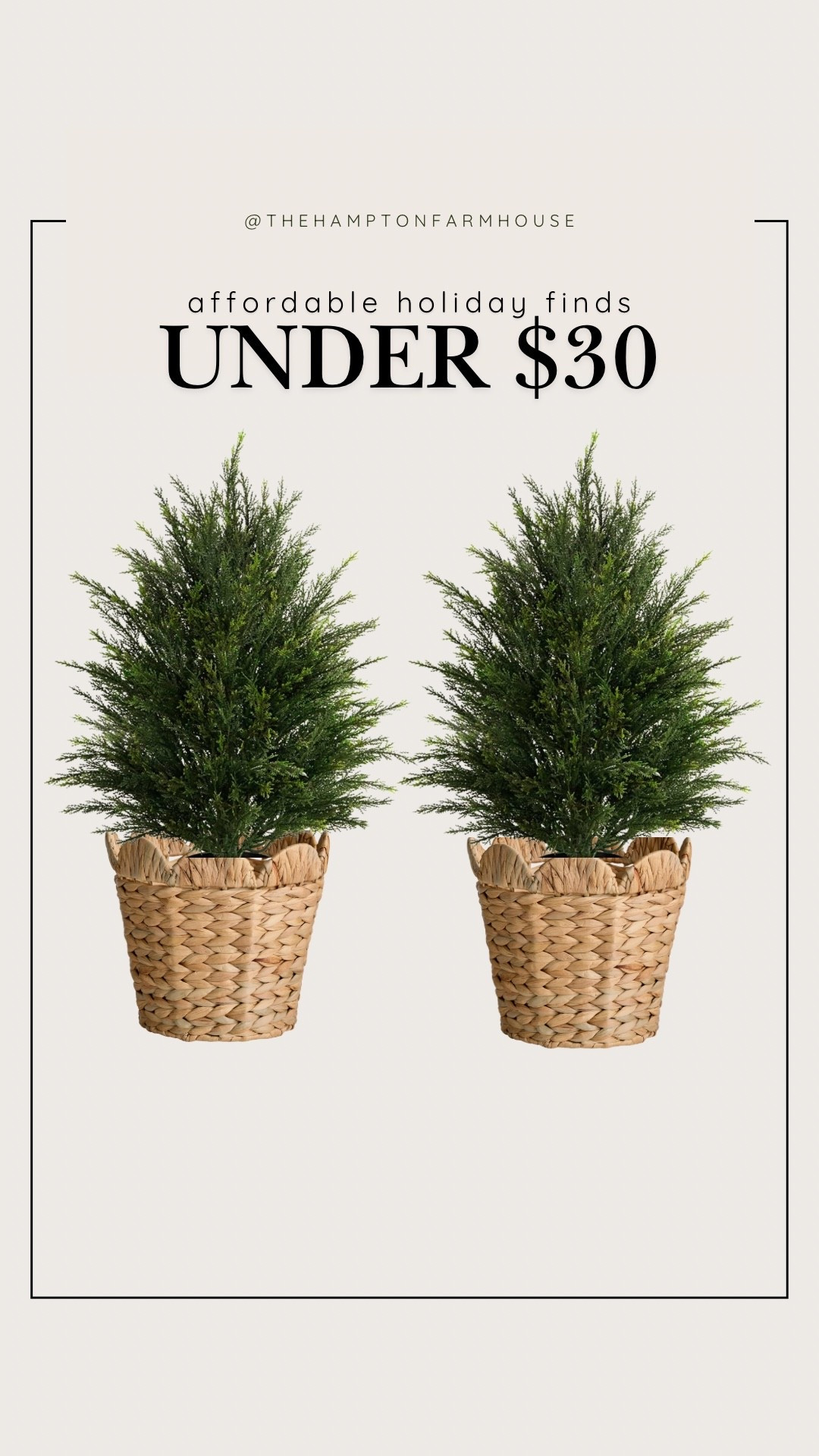 10/10 holiday favorite hands down! Adding these to our front porch for the holidays. Price is even better!

#LTKFindsUnder50 #LTKHoliday #LTKHome