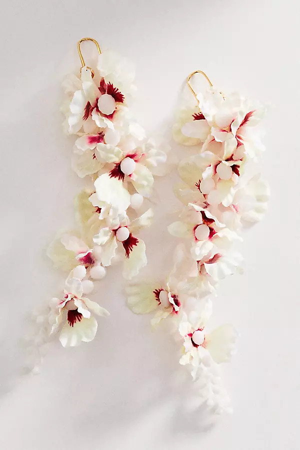 Petal Cascade Statement Drop Earrings | Anthropologie (US)