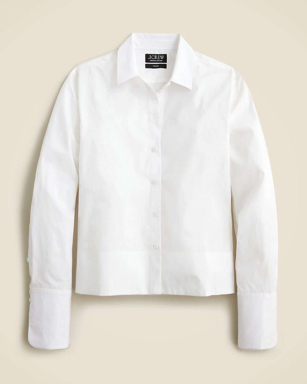 Cropped garçon shirt in cotton poplin | J. Crew US