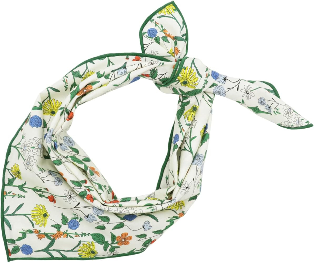 Bandanas de algod\u00f3n para mujer, bufanda cuadrada floral, pa\u00f1uelos vers\u00e1tiles para ... | Amazon (US)