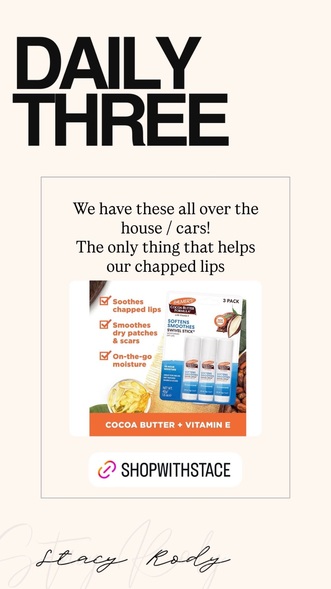 Lip balm for chapped lips 
Winter skin care 
Chapstick 

#LTKmorningroutine #LTKgrwm #LTKmomlife