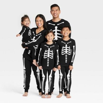 Halloween Skeletons Matching Family Pajama Set - Hyde & EEK! Boutique™ Black | Target