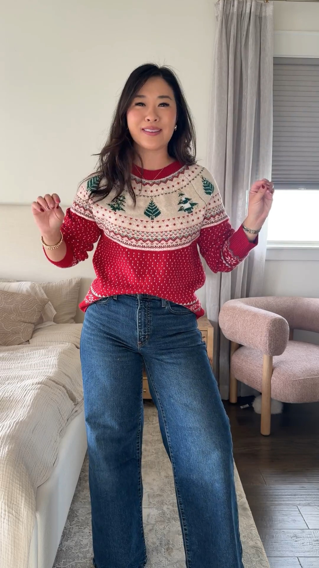 Festive holiday sweater!
Walmart sweater: Large
Jeans: 29


holiday sweaters, festive sweaters, women’s sweaters, walmart fashion, holiday ootd, winter style 

#LTKootd #LTKSeasonal