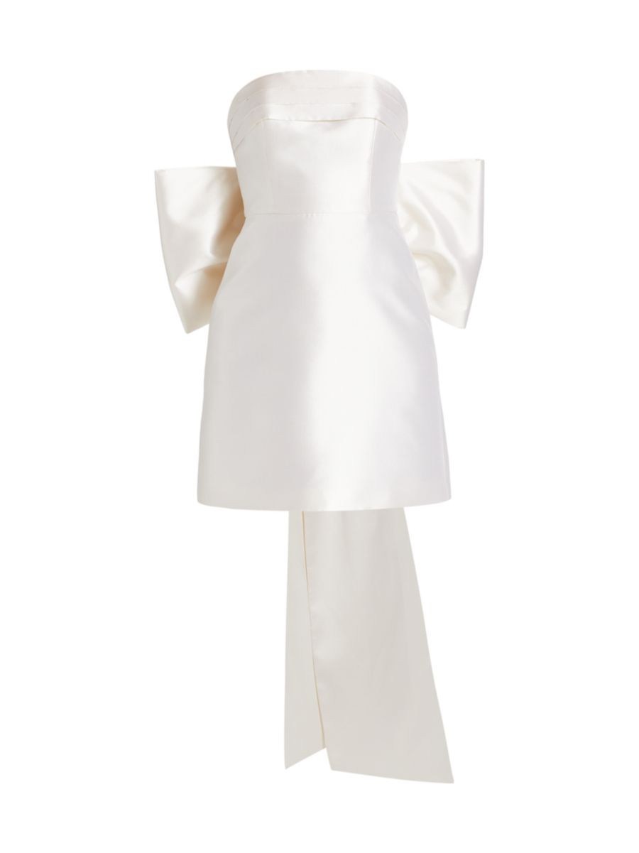 Sophie Bow-Embellished Minidress | Saks Fifth Avenue