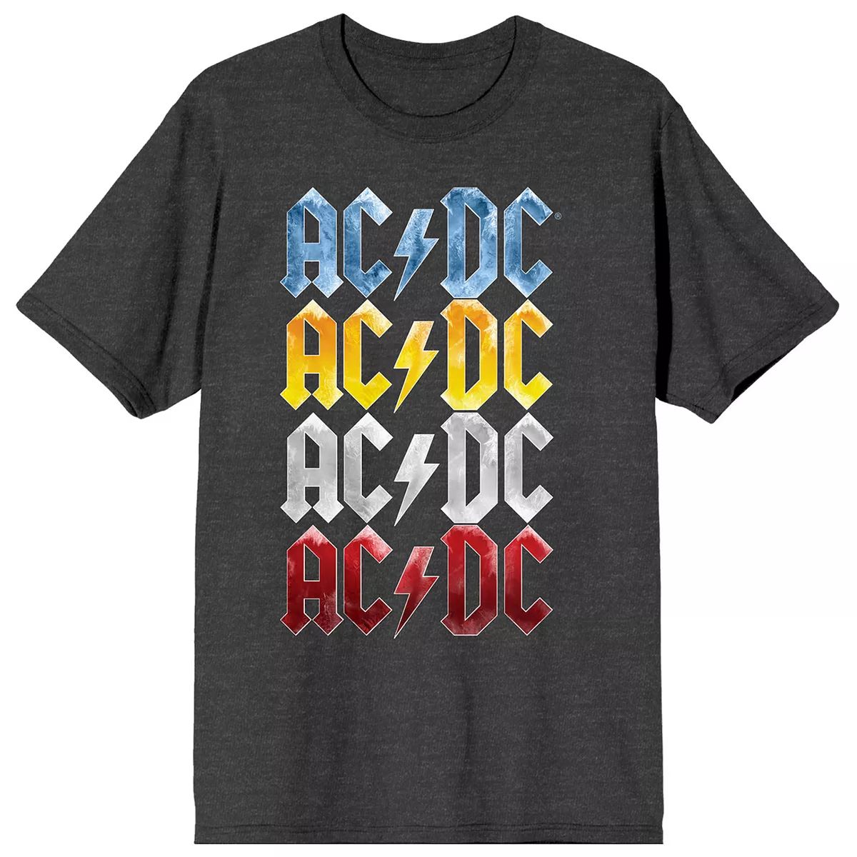 Juniors' ACDC Color Repeat Logo Graphic Tee | Kohl's