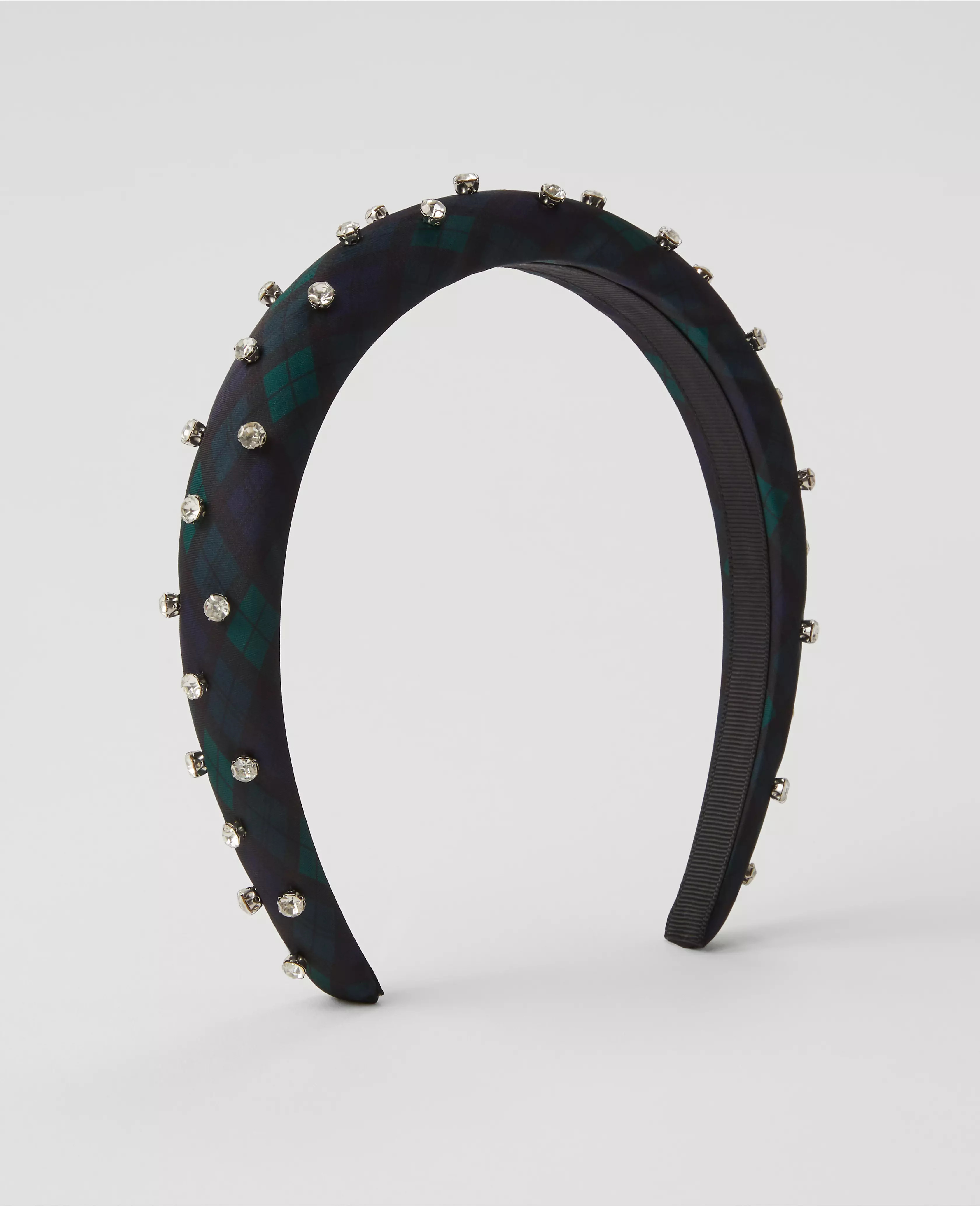Tartan Embellished Headband | Ann Taylor (US)