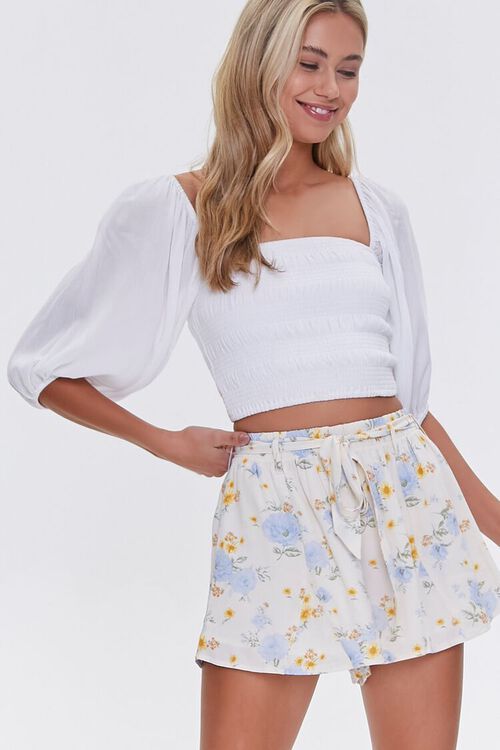 Floral Flowy Shorts | Forever 21 (US)