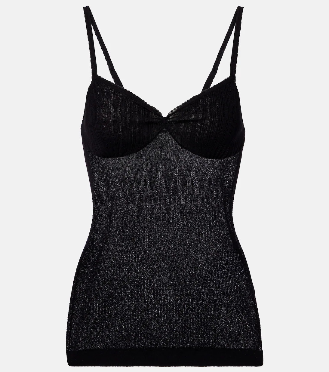 Knitted cotton-blend camisole | Mytheresa (US/CA)