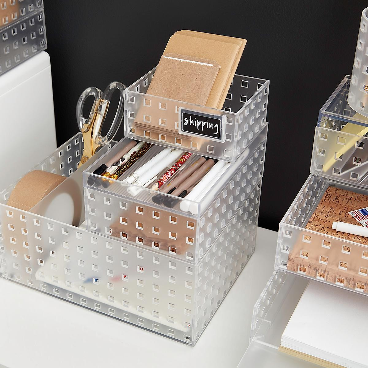 Like-it Bricks 13-3/4" Wide Bins | The Container Store