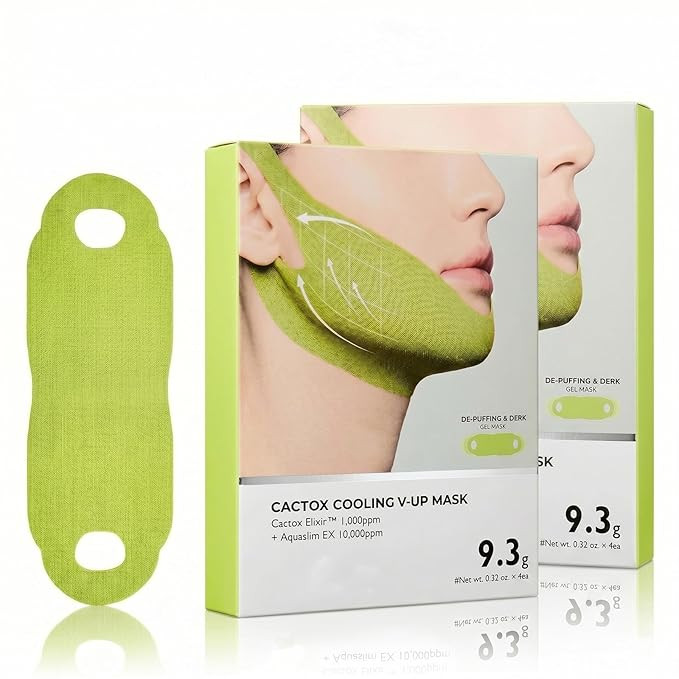 Amazon.com: CACTOX V-Lifting Mewing Band - Korean V-Line Facial Firming Mask with Caffeine & Coll... | Amazon (US)