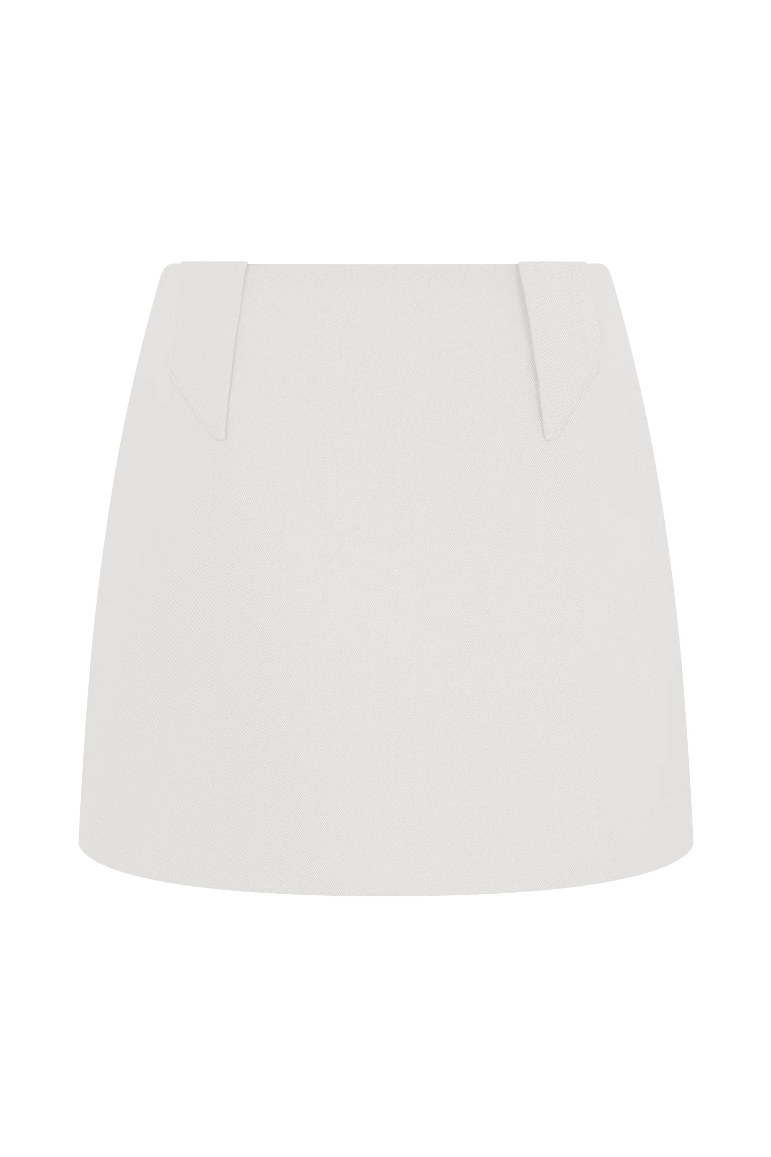 Suiting Mini Skirt - Ivory | MESHKI US