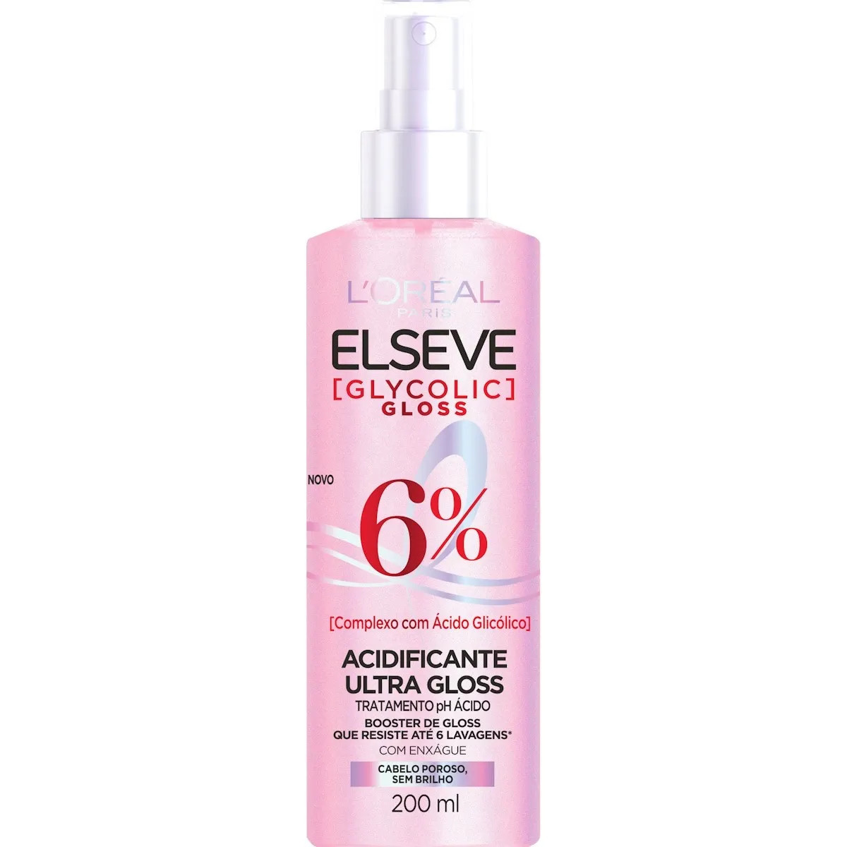 Acidificante Loréal Paris Elseve Glycolic Ultra Gloss 200ml - Pague Menos | Medicamentos e Manip... | Pague Menos BR