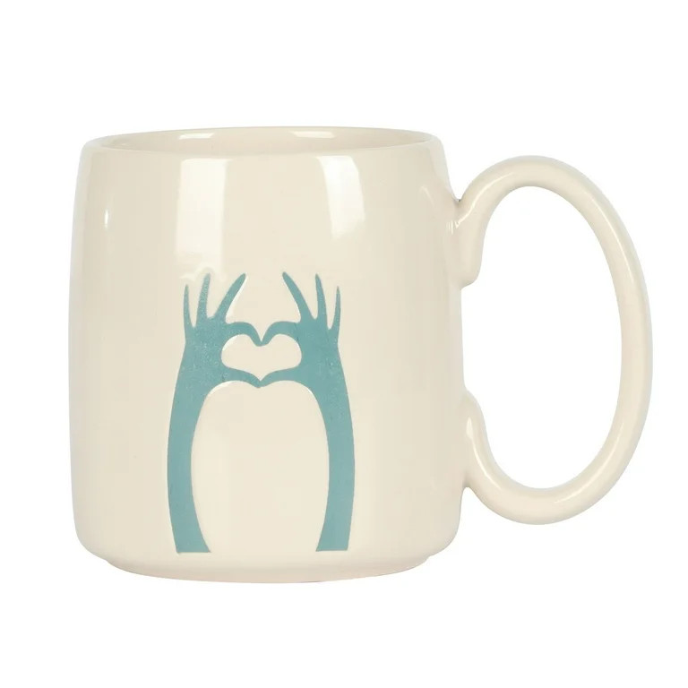 Mainstays Ceramic Heart Hands Mug, 20 oz | Walmart (US)