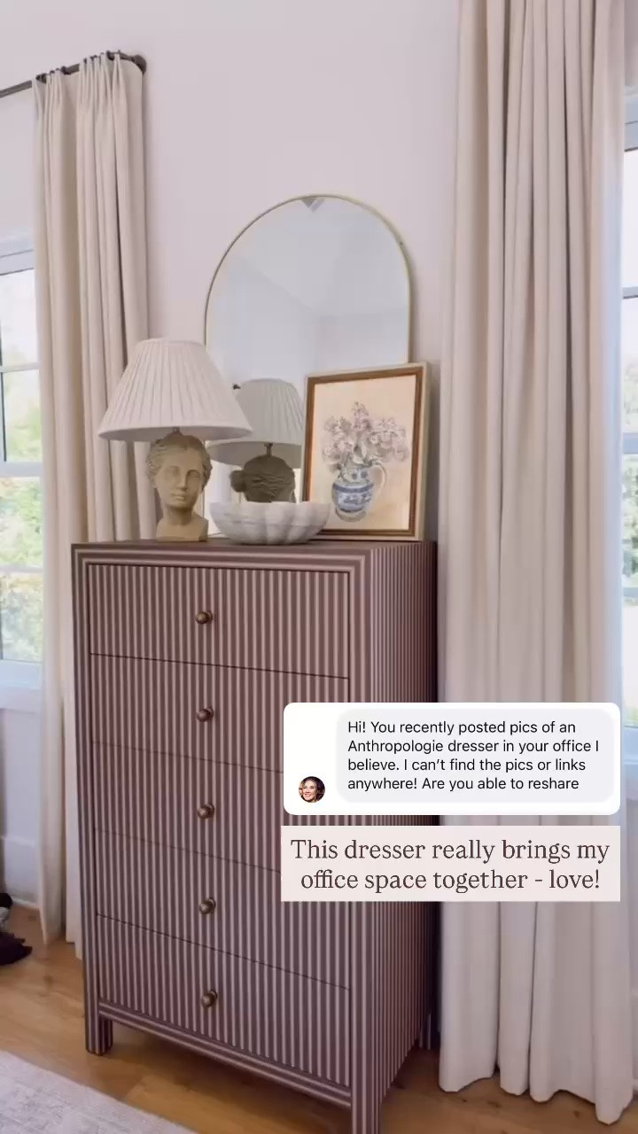 No one does furniture quite like Anthro does 😍 cannot get over how gorgeous this dresser is! So impressed with the quality too!

Loverly Grey, Anthropologie home, fall home finds, dresser, neutral bedroom decor

#LTKHome