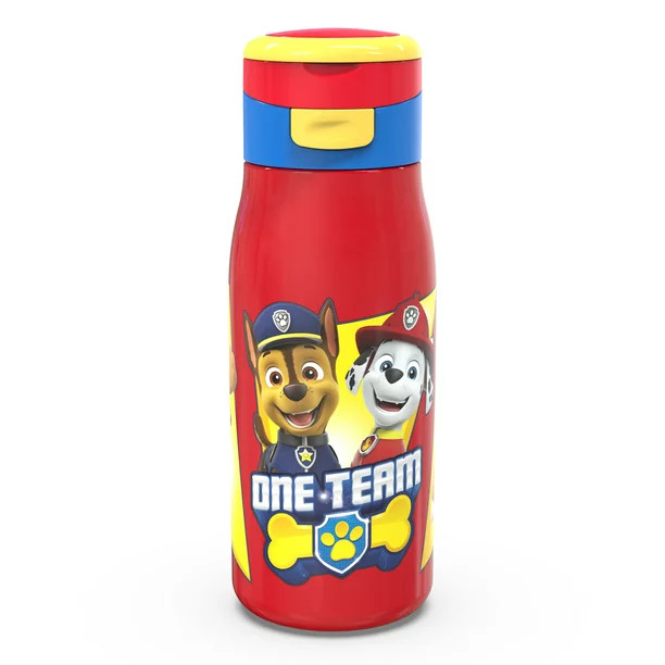 Zak Designs Paw Patrol 13.5 ounce Vacuum Insulated Stainless Steel Water Bottle, Chase and Marsha... | Walmart (US)