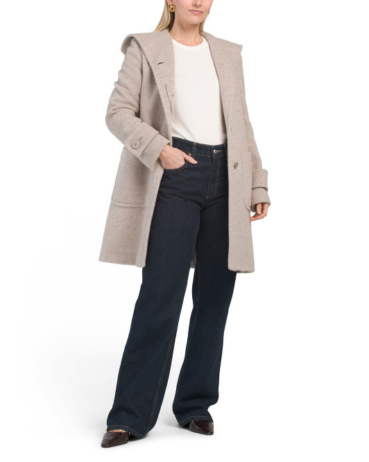 Hooded Long Sleeve Coat | TJ Maxx