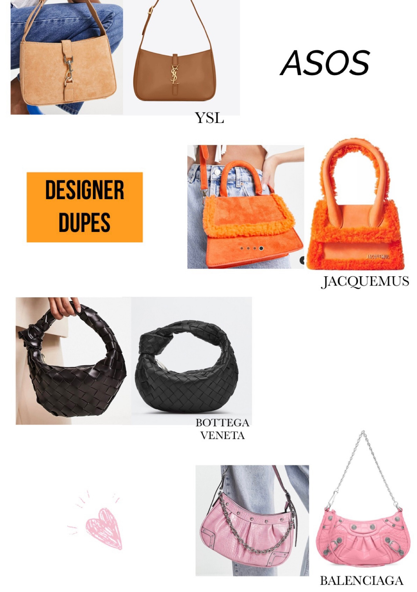 DUPE-ALERT 🚨❤️
#lookalike #dupe


#LTKGiftGuide #LTKitbag #LTKeurope