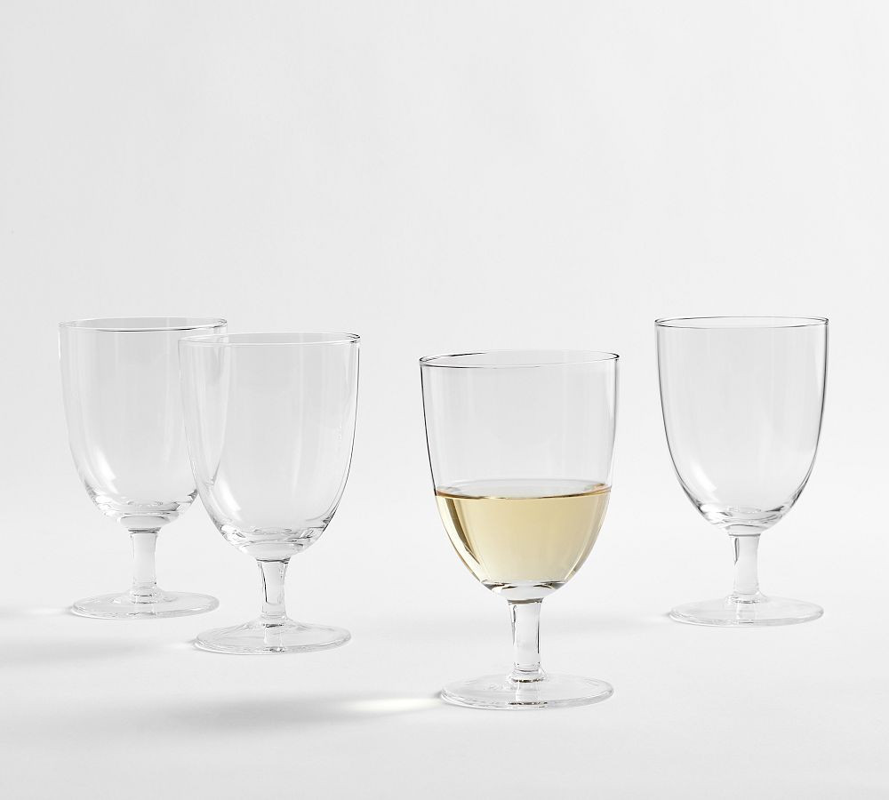Arlo Footed Wine Glasses - Set of 4 | Pottery Barn (US)