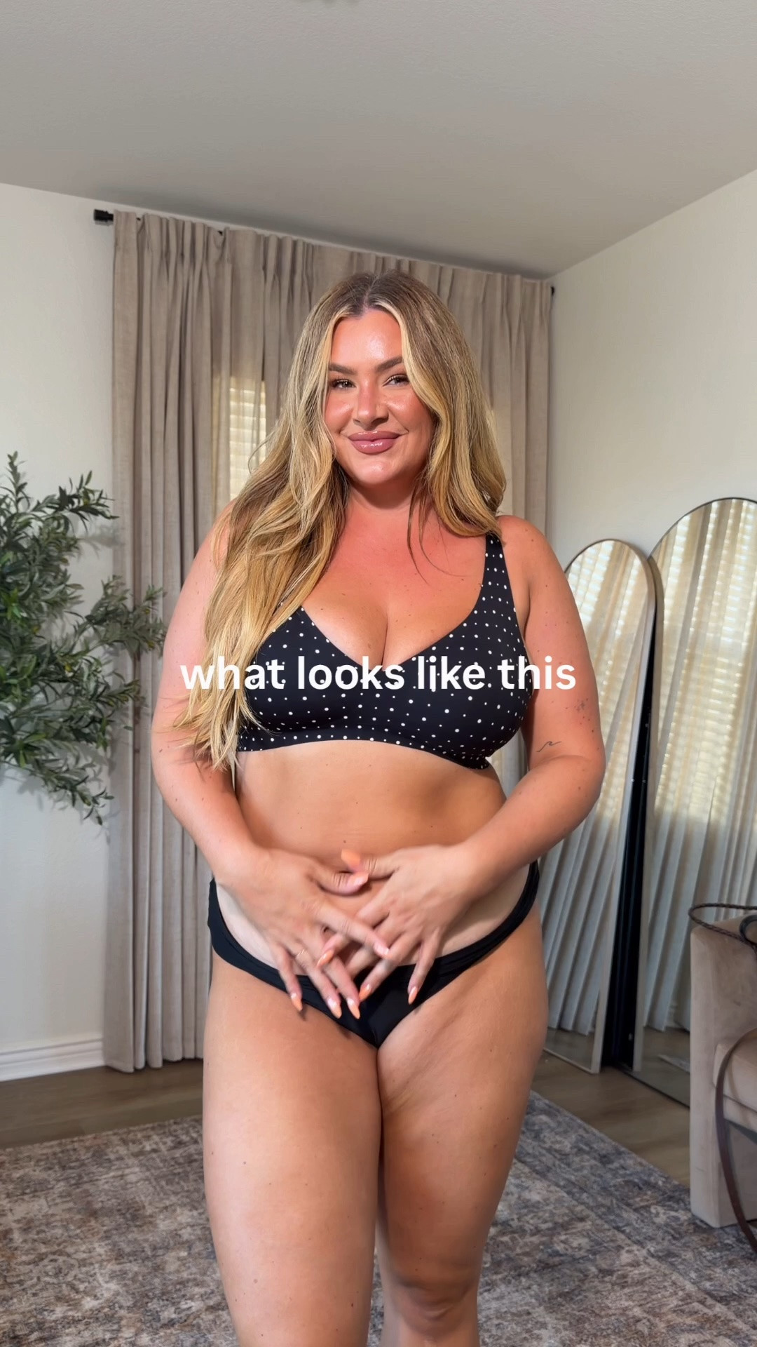 wearing a 33 in the bottoms, large in the tops & dress 🤎

#LTKootd #LTKMidsize