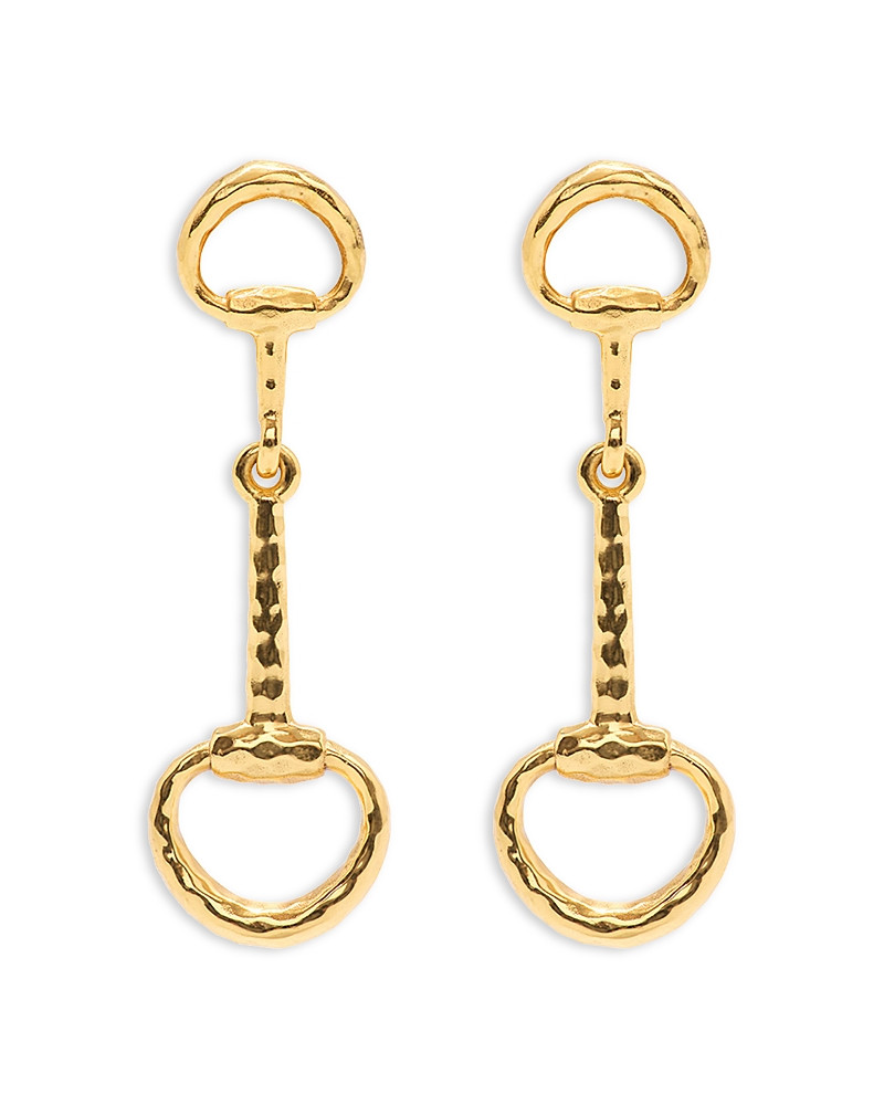 Capucine De Wulf Equestrian Snaffle Bit Earrings in 18K Gold Plated | Bloomingdale's (US)