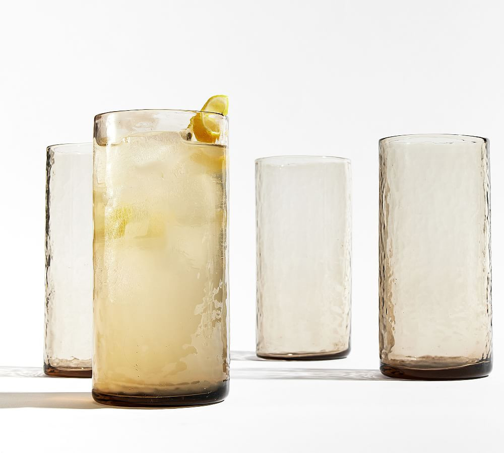 Hammered Handcrafted Drinking Glasses | Pottery Barn (US)