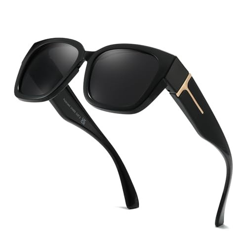 Myiaur Oversized Fit Over Sunglasses for Women, Trendy Designer Style Polarized Sunglasses for Driving with UV400 Protection | Amazon (US)