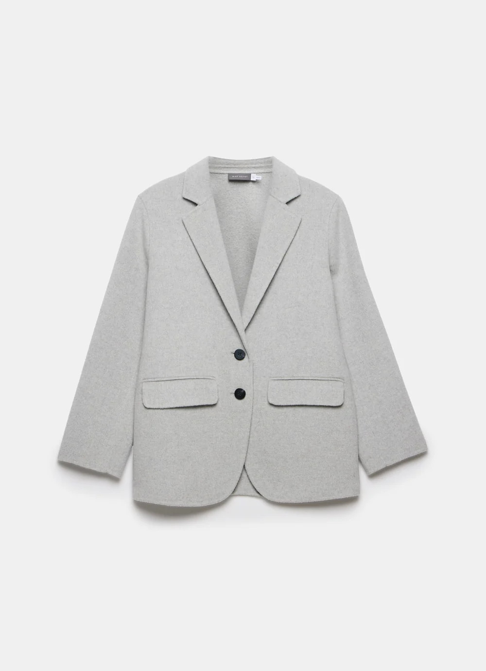 Light Grey Wool Blend Blazer | Mint Velvet
