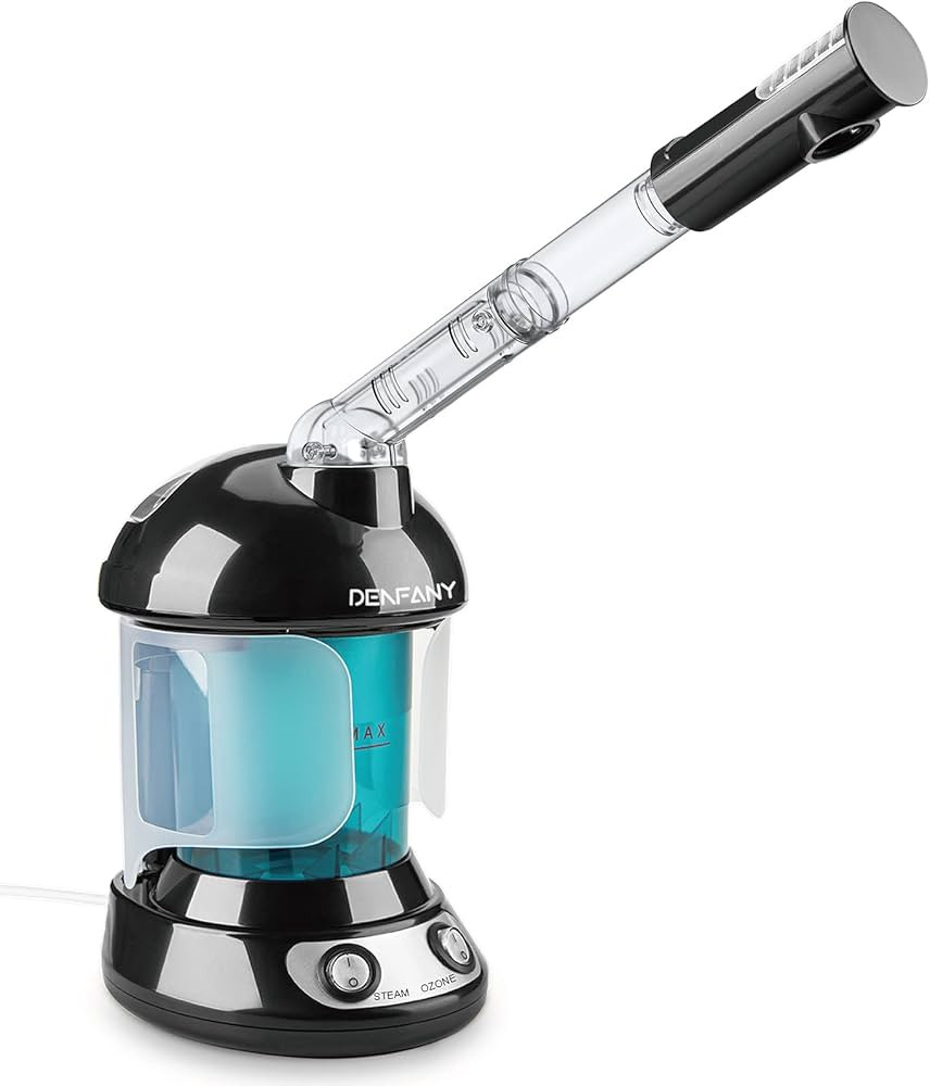 Facial Steamer - Ozone Steamer with Extendable 360° Rotating Arm - Humidifier - Unclogs Pores - ... | Amazon (US)
