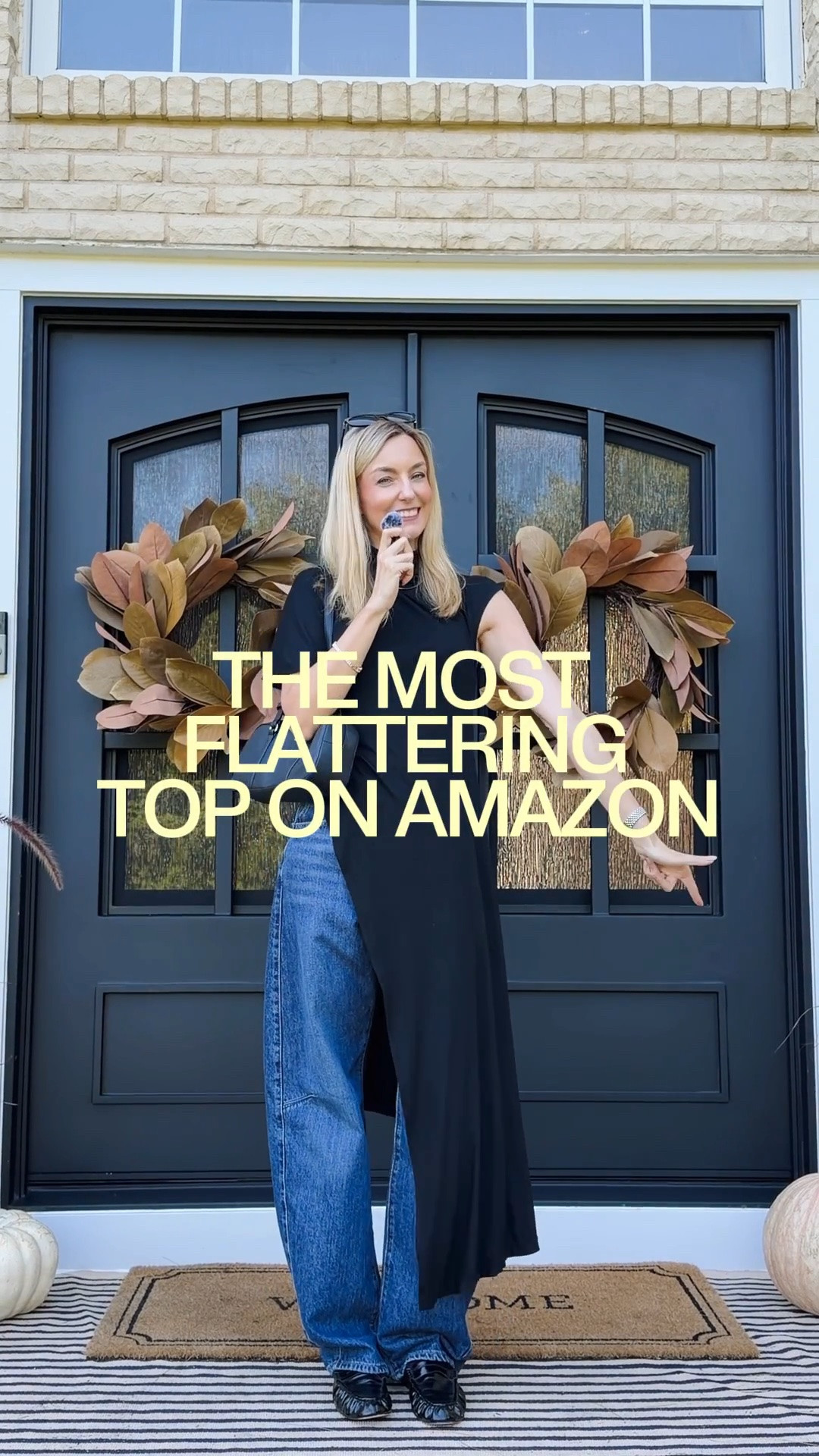 THIS AMAZON BLACK ASYMMETRICAL TOP LIVES UP TO THE HYPE 🖤✨ So flattering, super soft, and elevates any simple fall outfit! 🔥 Wearing size S! #amazonfashion #amazonfinds #asymmetricaltop #fallfashion #falloutfit Fall fashion hauls, business casual workwear

#LTKdayinmylife #LTKgrwm #LTKootd
