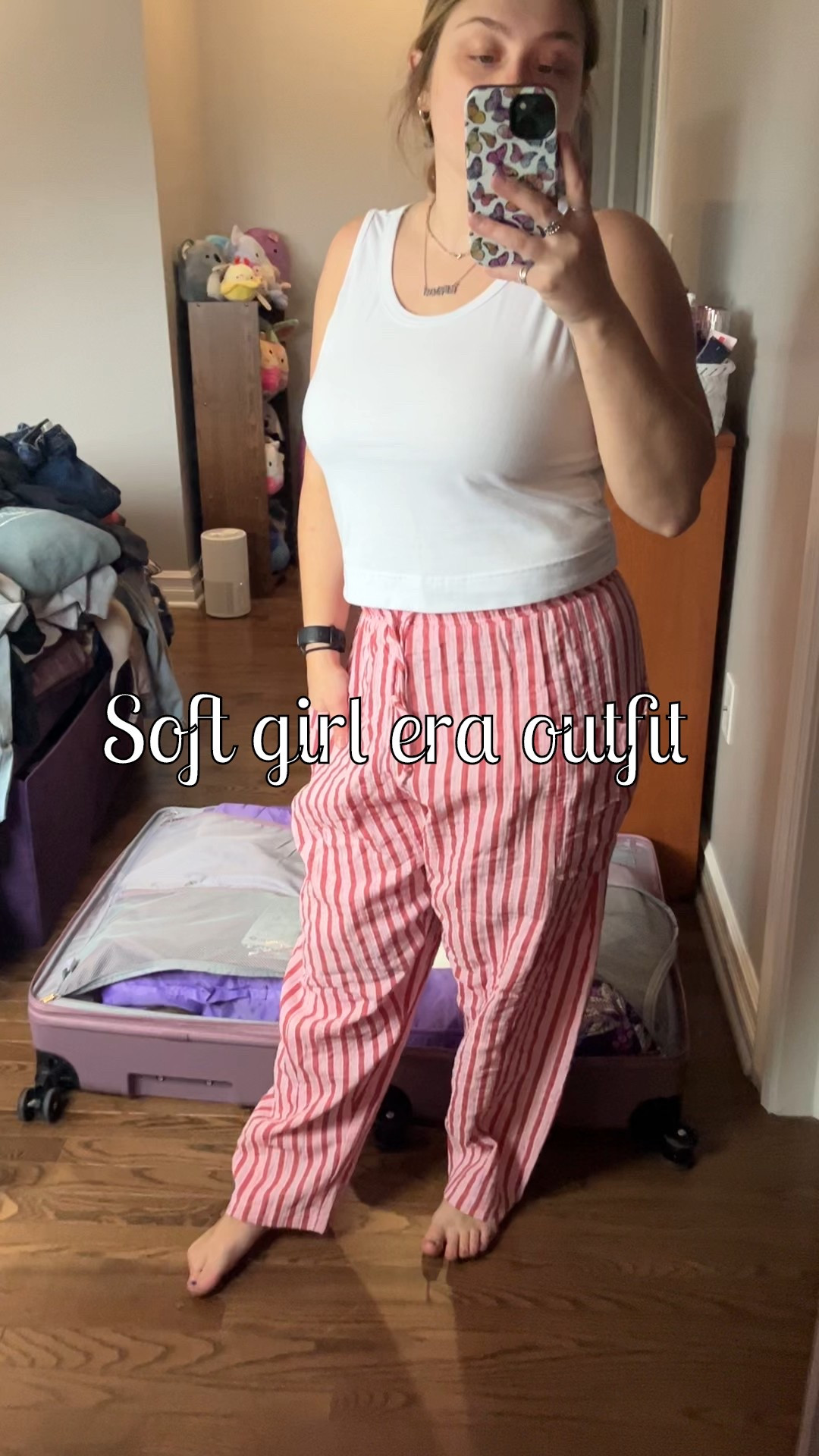 Vacation vibes in this breezy look! 🍹☀️ 

Loving this white cropped tank paired with pink striped linen pants — the perfect lightweight combo for a warm weather trip! 💖

Ideal for exploring, brunch, or lounging.... 

%VacationOutfit #SummerStyle #LinenPants #CroppedTank #BeachLook #LTKfashion #LTKsummer #ResortWear #EffortlessStyle


#LTKMidsize #LTKFindsUnder50 #LTKTravel