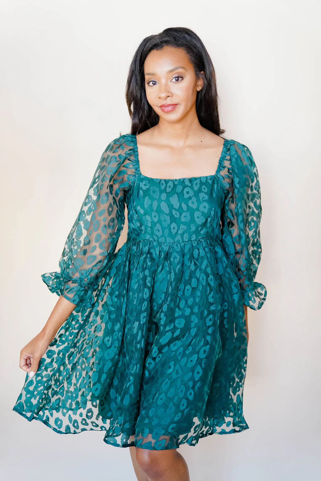 For Certain Leopard Sheer Dress | Dress & Dwell