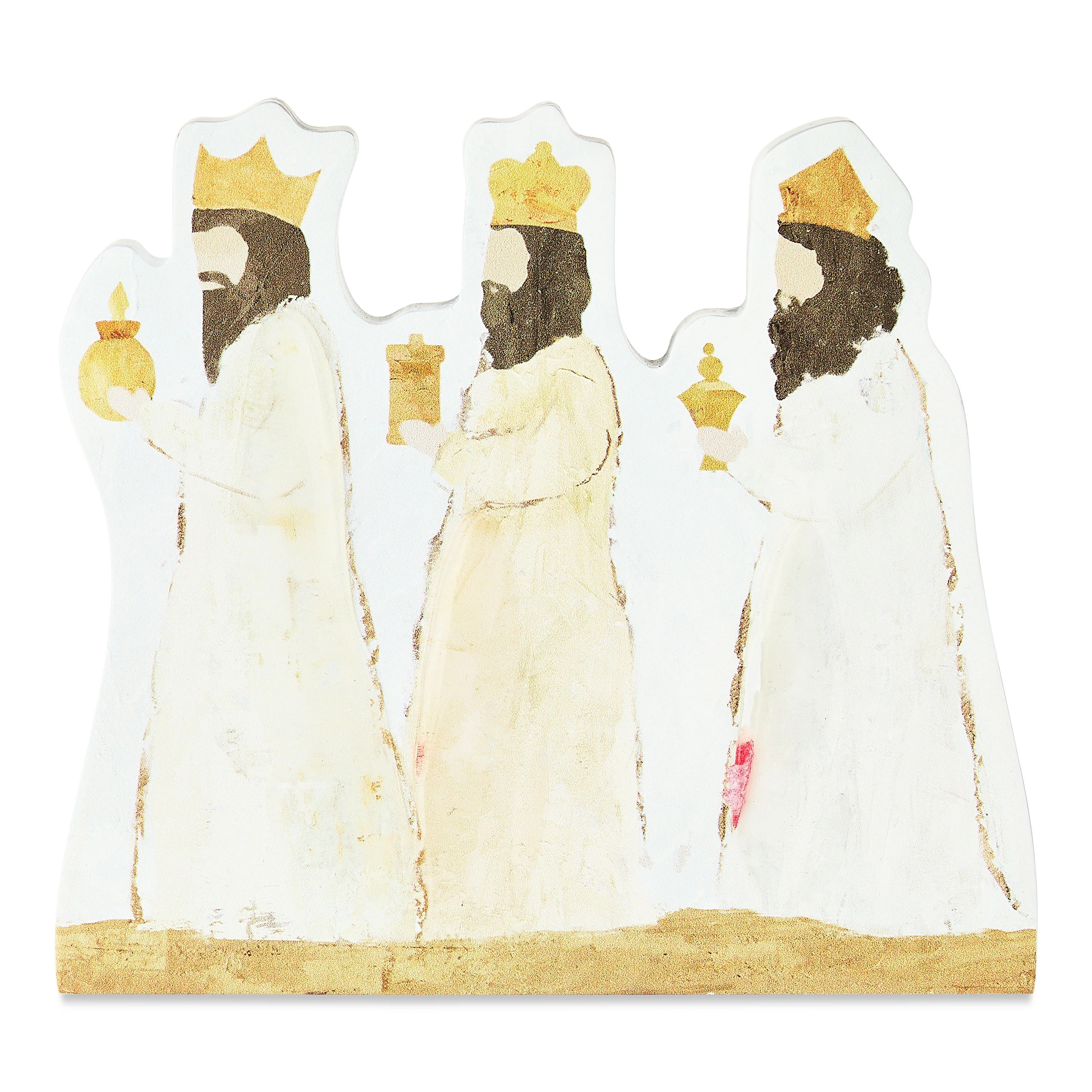 Three Wise Men Christmas Tabletop Decoration, Multicolor, 4.75", by Holiday Time - Walmart.com | Walmart (US)