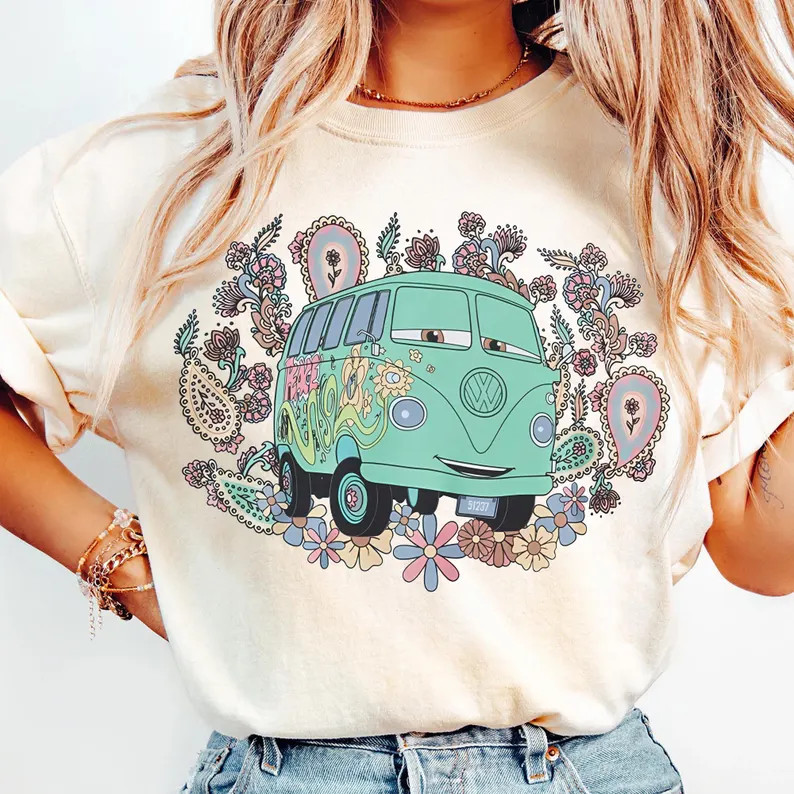 Retro Cars Fillmore Flora Shirt, Disney Cars Shirt, Disneyland Family Trip Matching, Magic Kingdo... | Etsy (US)