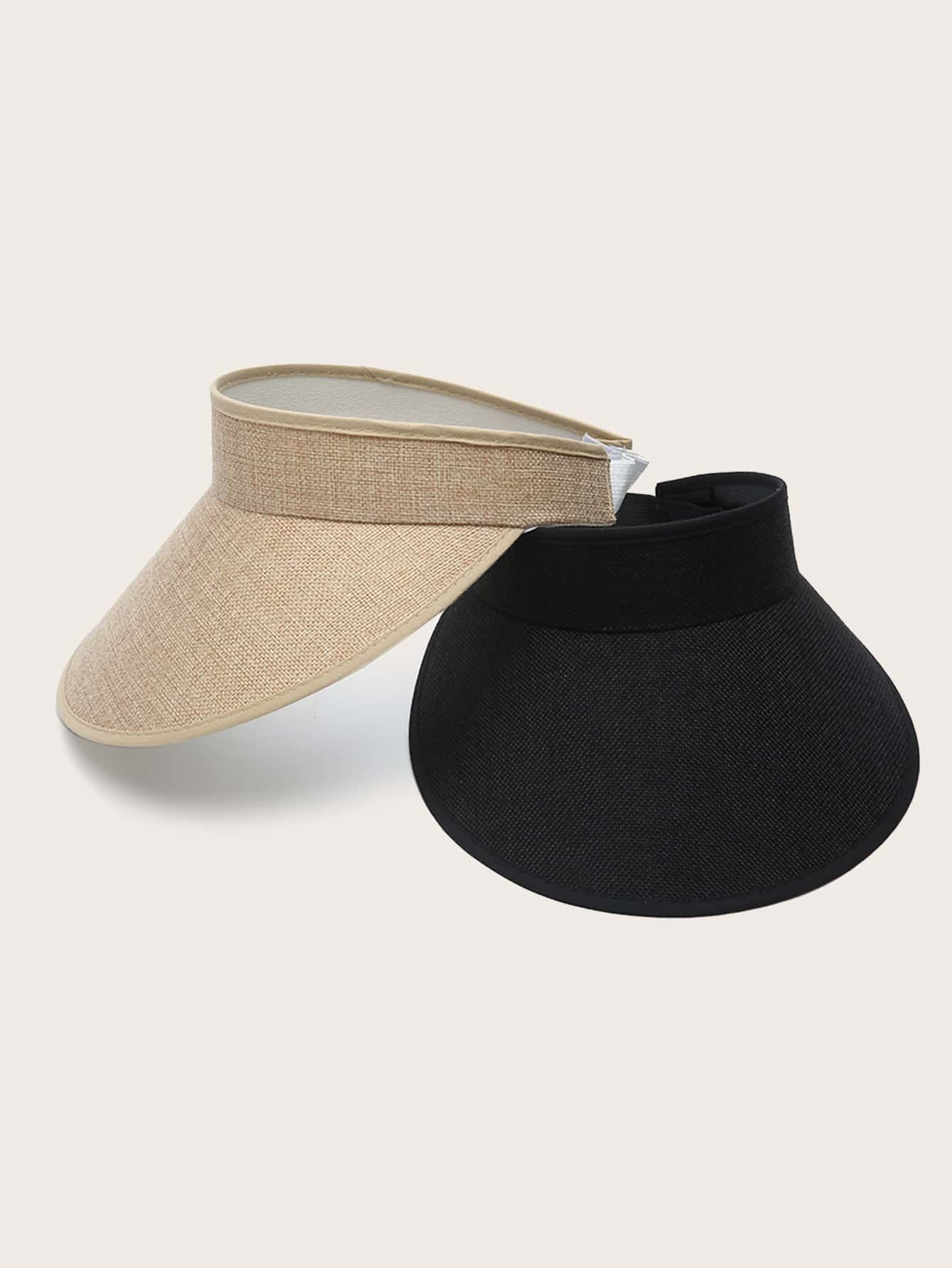 2pcs Simple Visor Hat | SHEIN