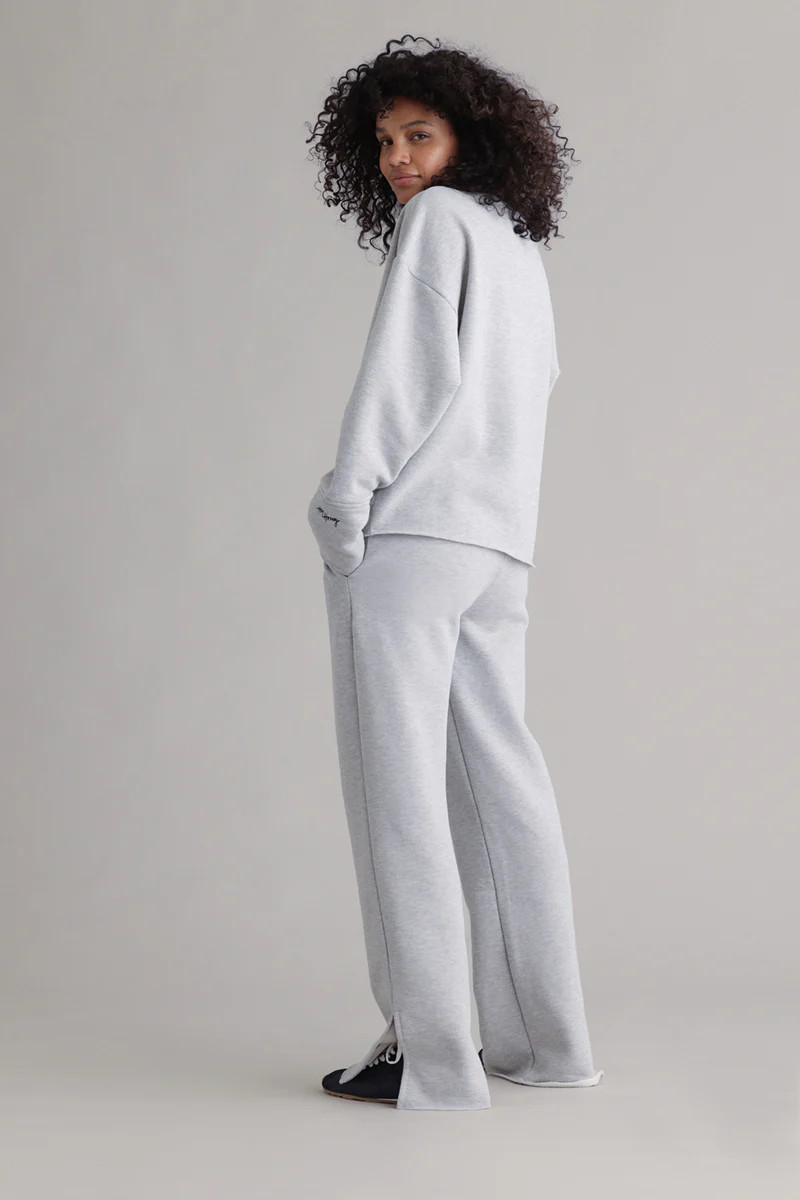 Cozy Sweat Grey Melange Set | Hey Honey | Hey Honey Yoga DE