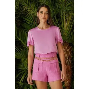 Short Tweed Bolso Frontal | OffPremium (BR)